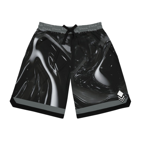 Black Chrome ItsLvls Basketball Shorts