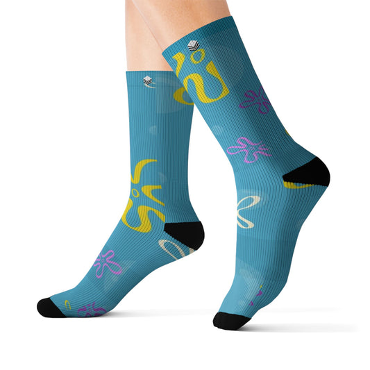 Bikini Beach Crew Socks