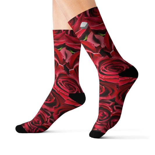 Rose Crew Socks