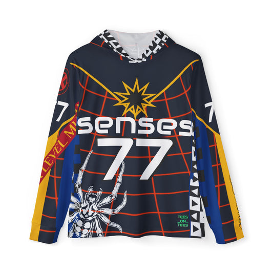 "Senses" Sponsored** Athletic Hoodie BLK