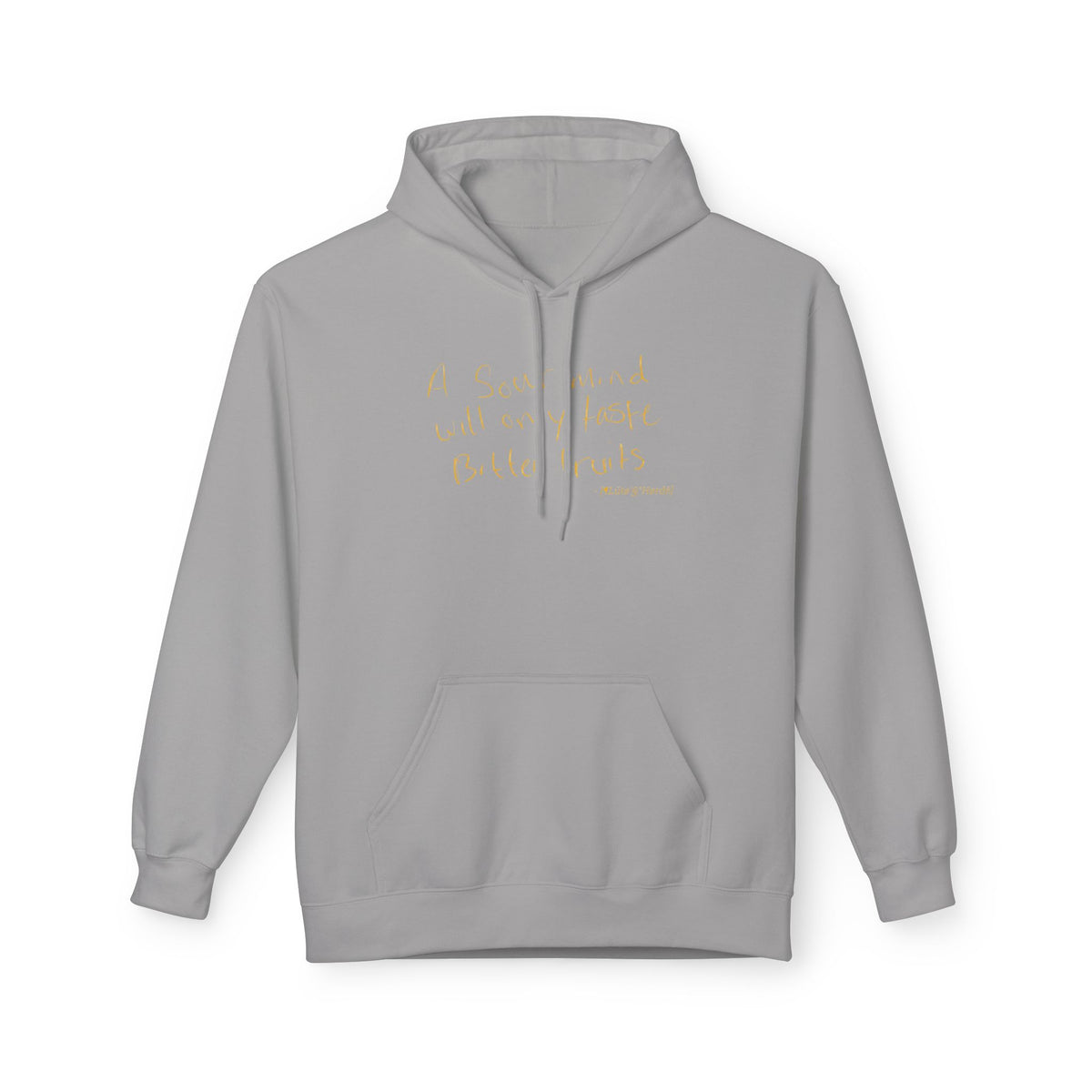 "Sour Minds, Bitter Fruits" | Fleece Hoodie