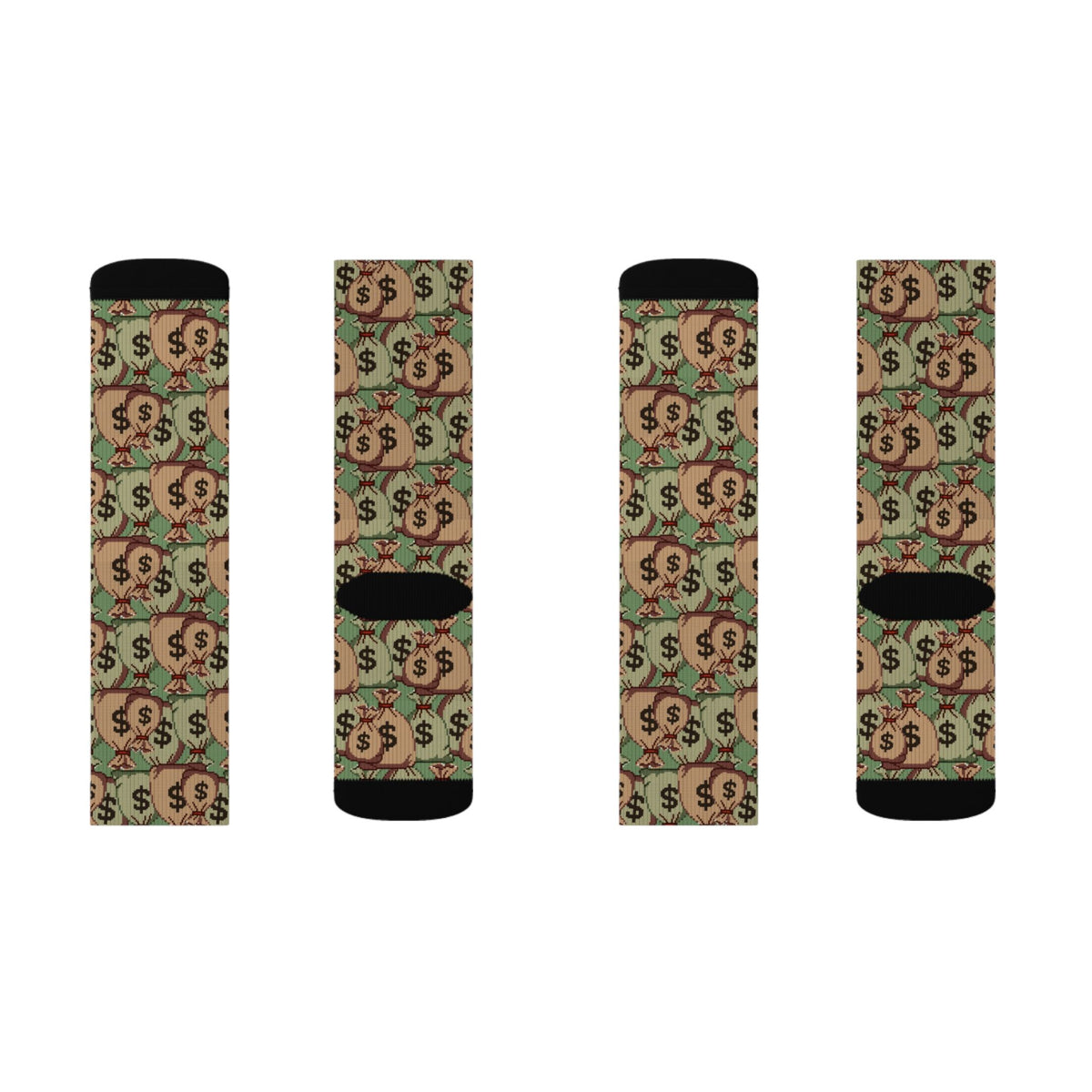 Money Bags Crew Socks